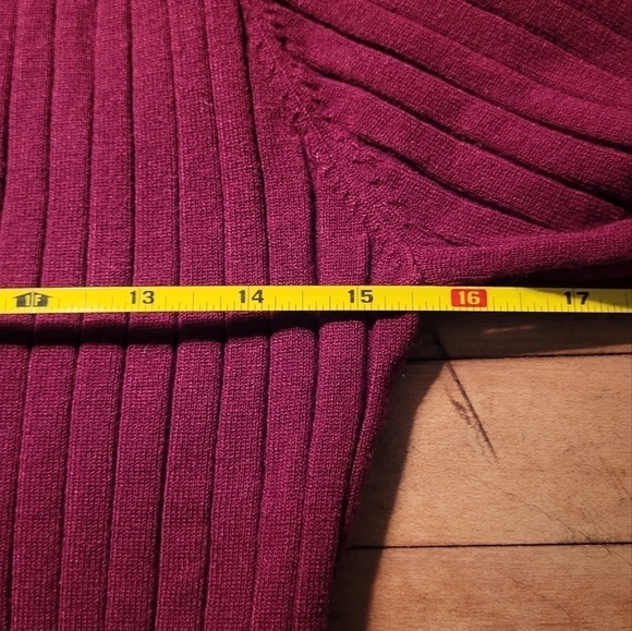 Meroketty Mock Neck Ribbed Stretch Sweater Dress Size XL - Picture 7 of 13